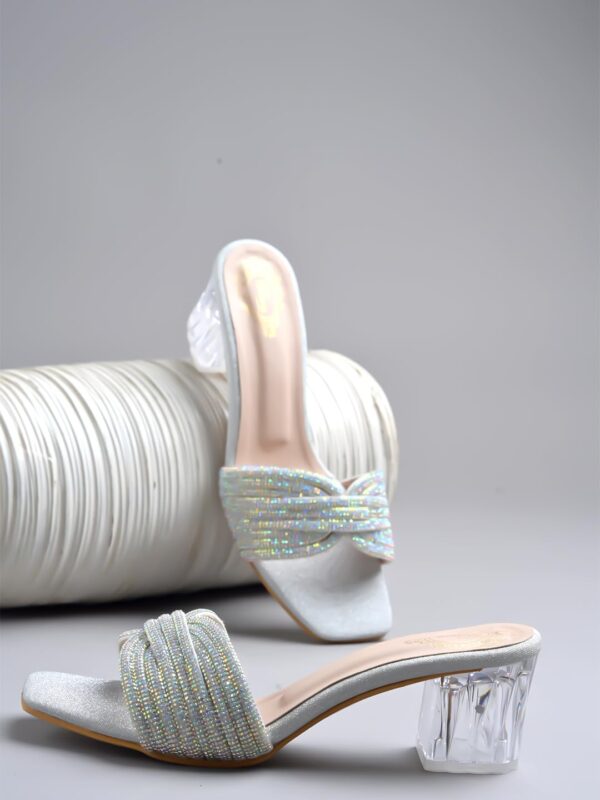 Shoetopia Womens Western Embellished Heels | Cushioned Footb...