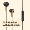 ZEBRONICS Bro 3.5Mm Wired in Ear Earphones, in-Line Mic, Dee...