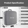 OIVO INDIA Grey Nylon Grey Hard Carrying Storage Case Compat...