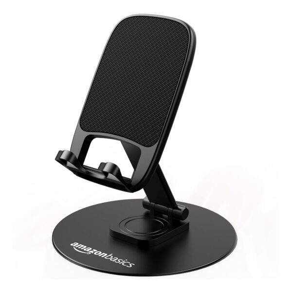 amazon basics Rotatable and Foldable Tabletop Mobile Stand w...