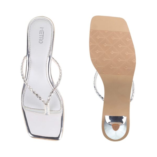 Metro Women Kitten Heel Sandal