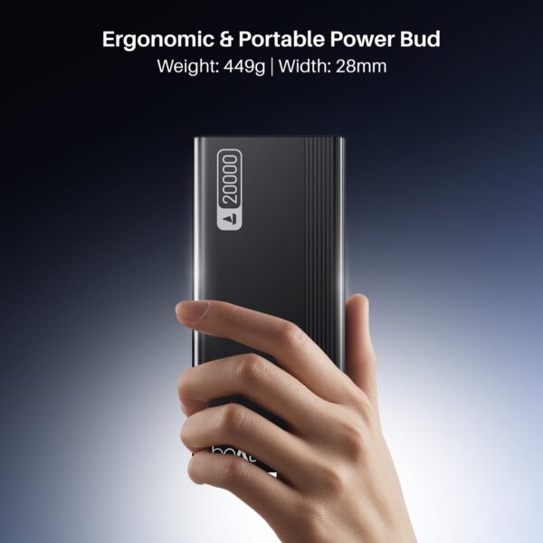 boAt Energyshroom PB401 20000mAh Power Bank| Micro USB Type-...