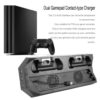 New World PS4 Pro Vertical Stand Cooling Fan Controller Char...