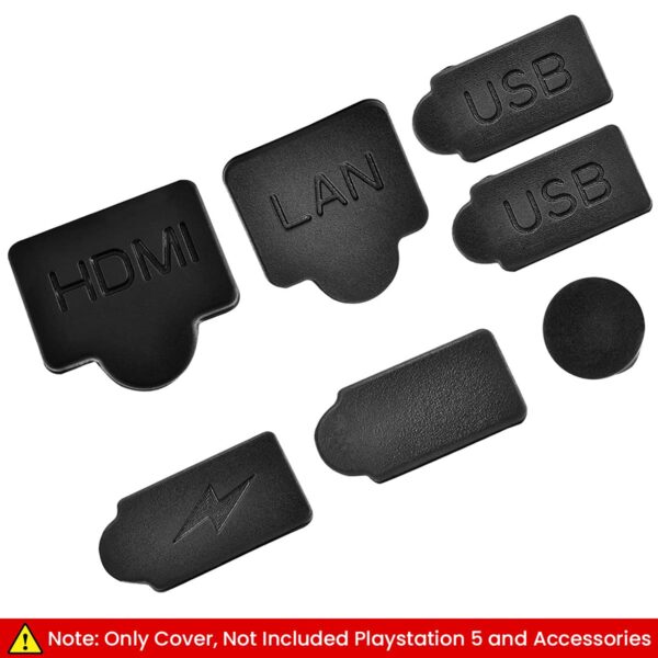ZORBES® Dust Plug for PS5,9Pcs Dust Plug Kit for PS5/PS5 Sli...