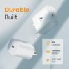 Ambrane 20W Type C Mobile Charger Adapter, Fast Charging for...