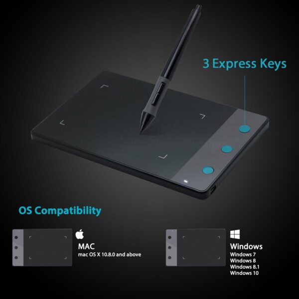 HUION H420 OSU Graphics Drawing Tablet Signature Pad with Di...
