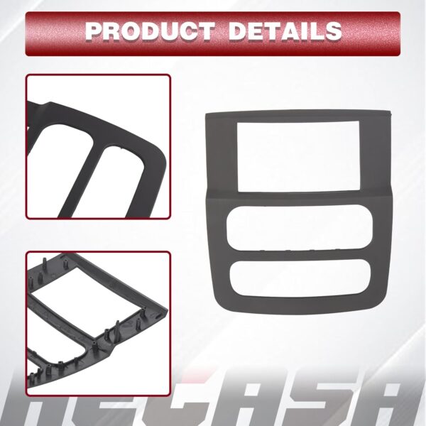 HECASA Dash Kit Compatible with 2002 2003 2004 2005 Dodge Ra...