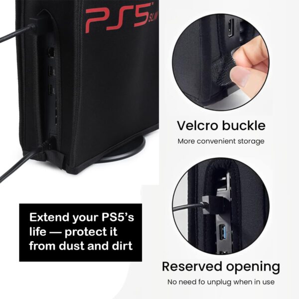 OIVO INDIA Dust Protective Cover for PS5 Slim Console Access...