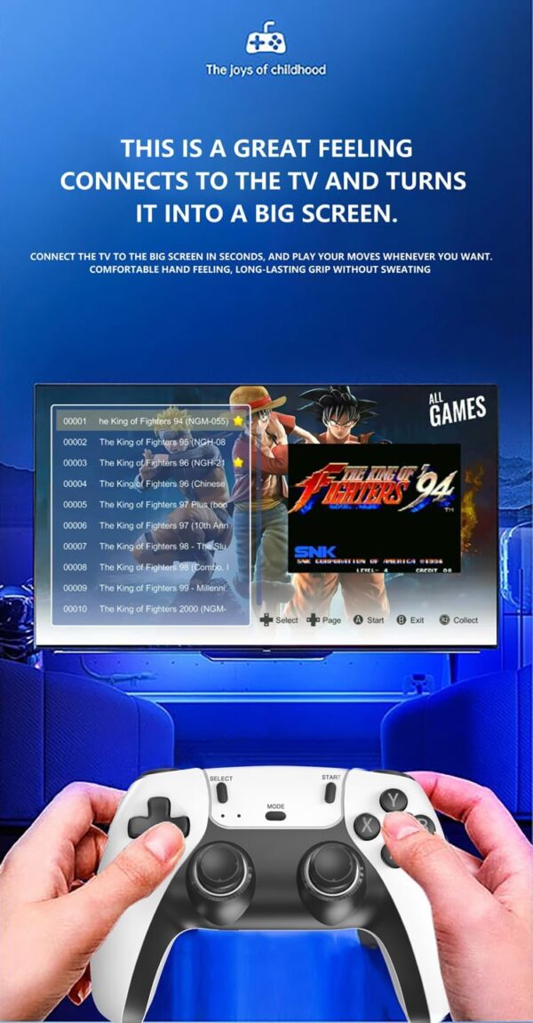 New World M15 Gaming Console with Game Stick, 1080p HD, Plug...