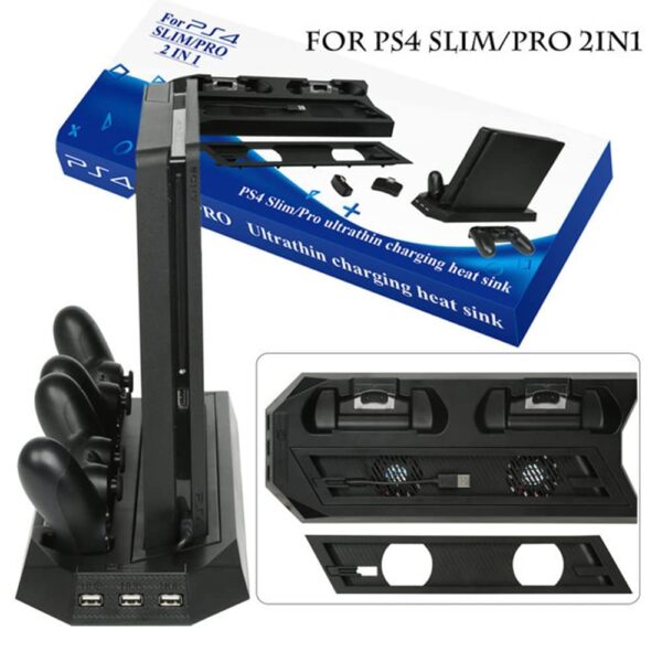 New World Vertical Stand Cooling Fan with Dual Charger Charg...