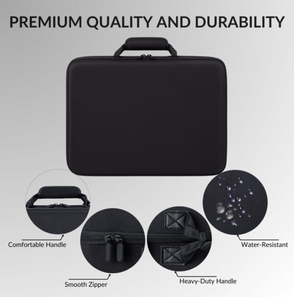 PSS PS5 Travel Bag Briefcase Hard Shell Carrying Case for PS...