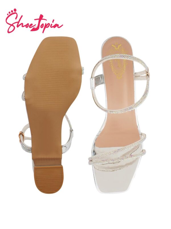 Shoetopia Women’s Block Heel Sandals | Elegant Strappy Open ...