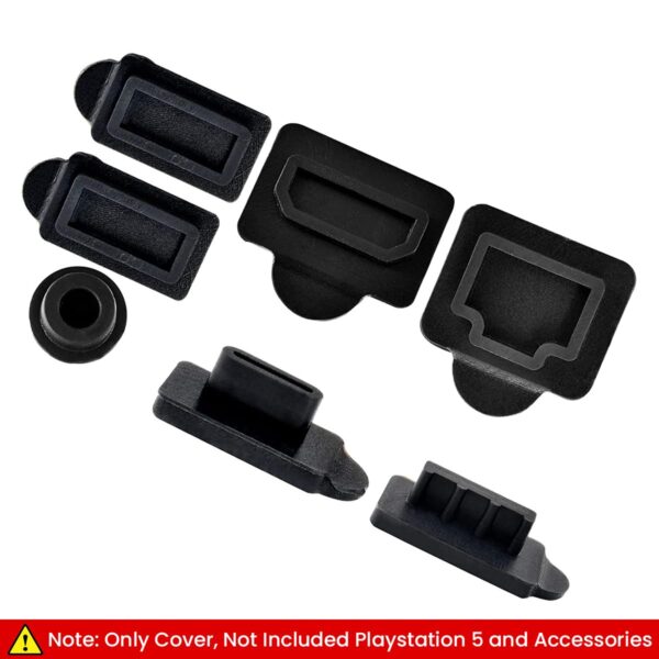 ZORBES® Dust Plug for PS5,9Pcs Dust Plug Kit for PS5/PS5 Sli...