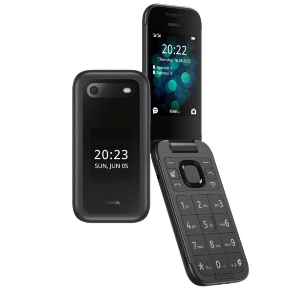 Nokia 2660 Flip 4G Volte keypad Phone with Dual SIM, Dual Sc...
