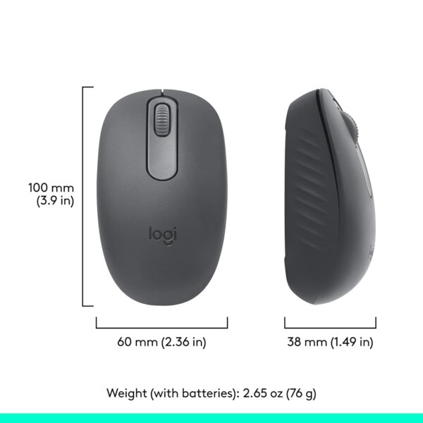 Logitech M196 Bluetooth Wireless Mouse, Compact and Portable...