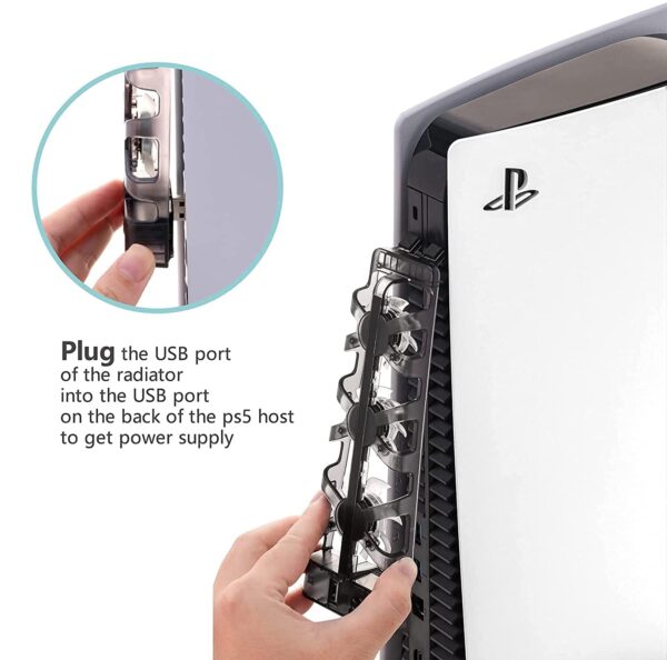 NANANINO PS5 Cooling Fans, Playstation 5 Cooling Fan Compati...