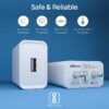 Portronics Adapto 62 POR-1062 USB Wall Adapter with 2.4A Fas...