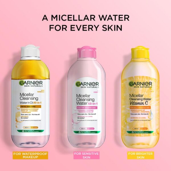 Garnier Skin Naturals, Cleansing Water, Hydrating & Soothing...