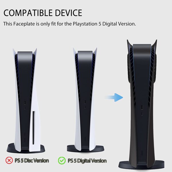 New World Faceplates for Ps5, For PS5 Faceplate with Cooling...