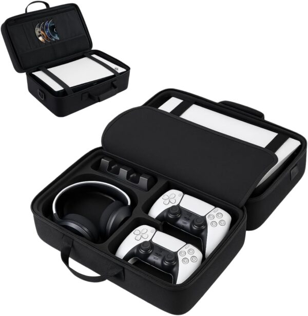 PSS PS5 Travel Bag Briefcase Hard Shell Carrying Case for PS...