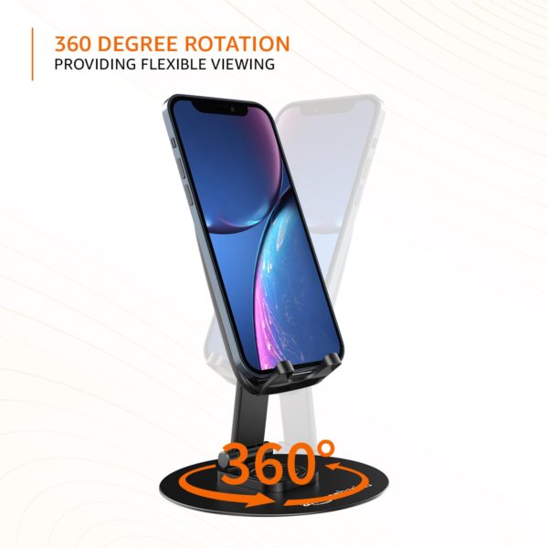 amazon basics Rotatable and Foldable Tabletop Mobile Stand w...