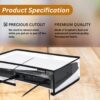 MAINDAIS Horizontal Dust Cover For Transparent PS5 games Con...