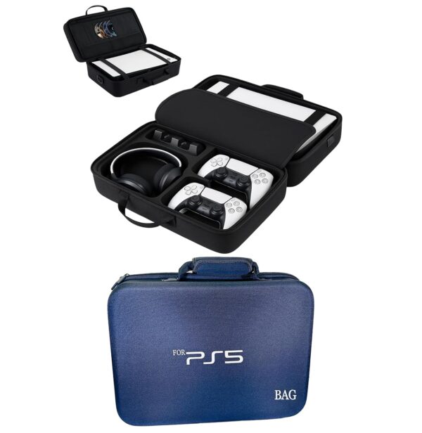 PSS PS5 Travel Bag Briefcase Hard Shell Carrying Case for PS...