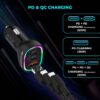 Amkette PowerPro 3Port 60W Car Charger Type C + USB-A | Supp...