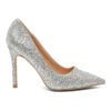 Flat n Heels Womens Silver Pumps FnH H143-SIL