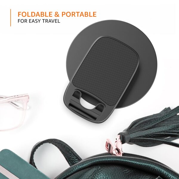 amazon basics Rotatable and Foldable Tabletop Mobile Stand w...
