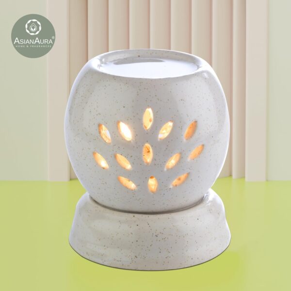 Asian Aura Handcrafted Ceramic Electric Round Shaped Aroma D...