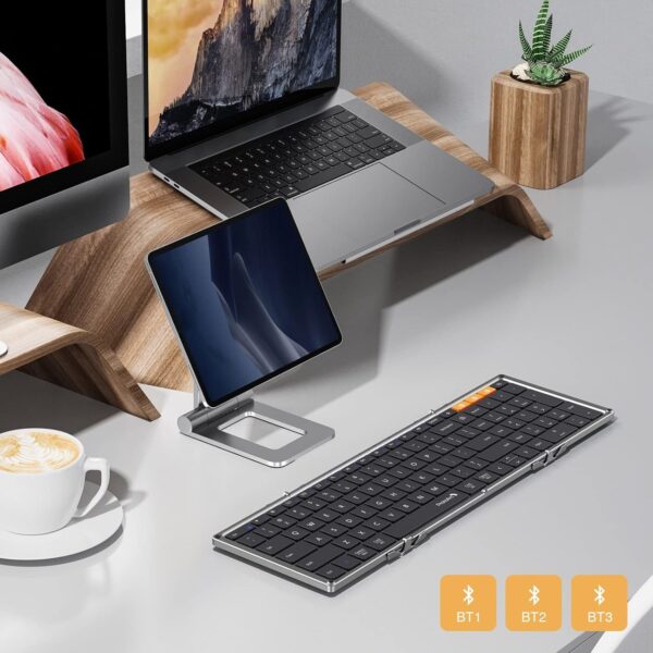ProtoArc Foldable Bluetooth Keyboard, XK01 Folding Wireless ...