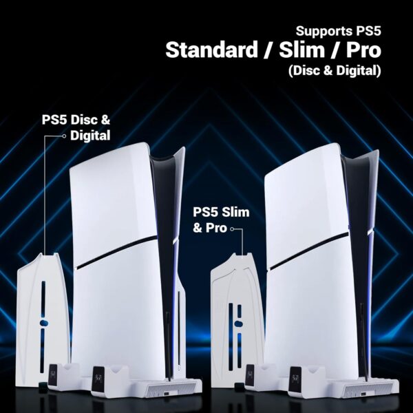 ZEBRONICS PS5SC,Vertical PS5 Docking Station, 5000RPM 3 Leve...