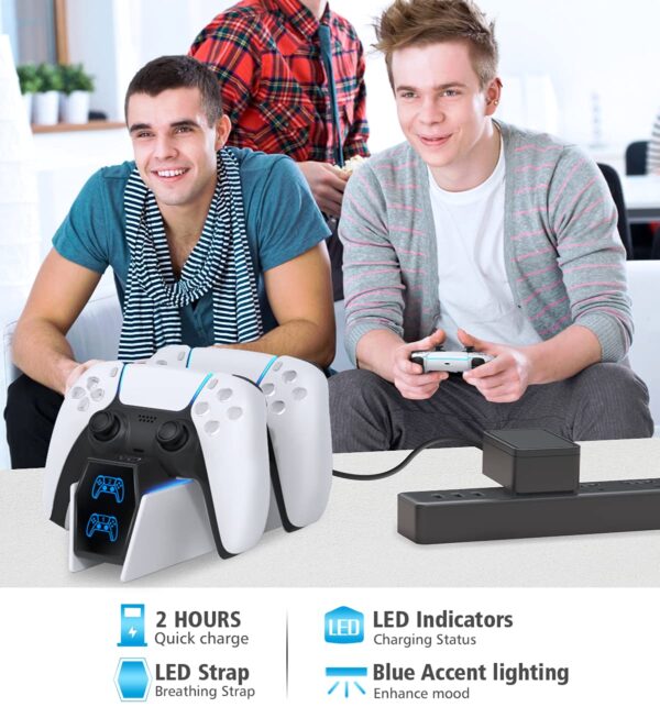 OIVO PS5 Charging Station, 2H Fast PS5 Controller Charger fo...