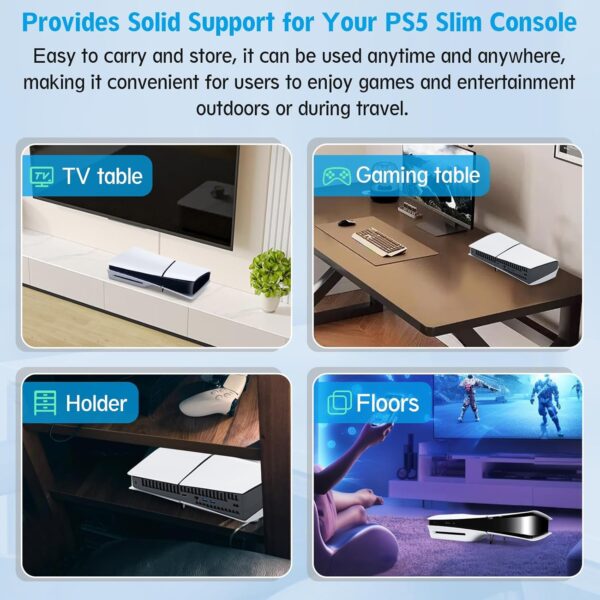 New World Horizontal Stand for PS5 Slim for PS5 Pro,Cooling ...