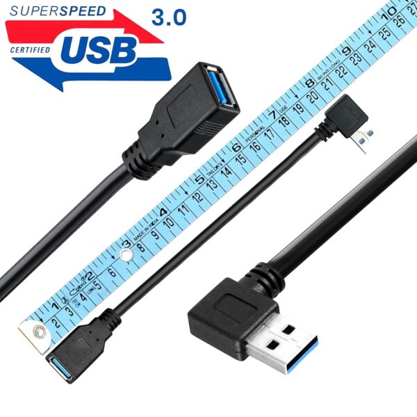 Storite 15CM USB 3.0 Extension Cable Type A Male to Female H...