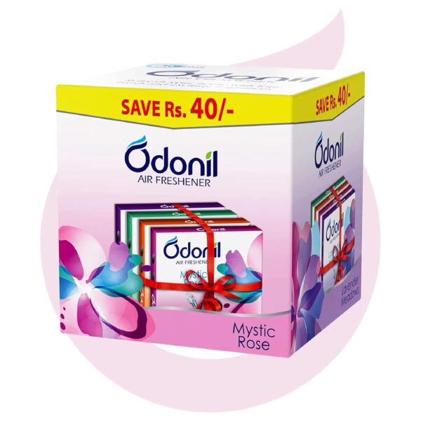 Odonil Bathroom Air Freshener Blocks Mixed Fragrances - 192g...