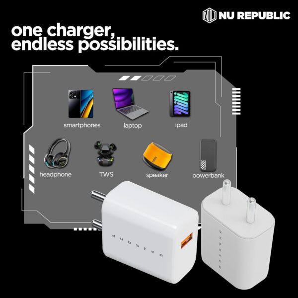 Dubstep Sprint 12W Superfast Wall Charger Adapter with Cable...