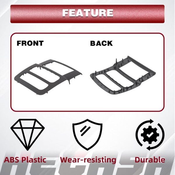 HECASA Dash Kit Compatible with 2002 2003 2004 2005 Dodge Ra...