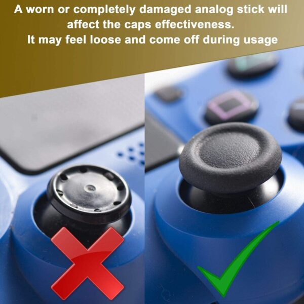 BAERFIT 10 Pcs Controller Thumb Grips Joy Stick Replacement ...