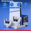 New World Cooling Stand for PS5 /PS5 Slim Console,Controller...