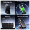 boAt Energyshroom PB401 20000mAh Power Bank| Micro USB Type-...