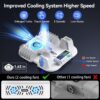 Nepagz PS 5 Slim Cooling Stand with Controller Charging Stat...