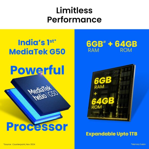 Tecno POP 9 (Startrail Black, 3GB+64GB) |India's 1st Mediate...