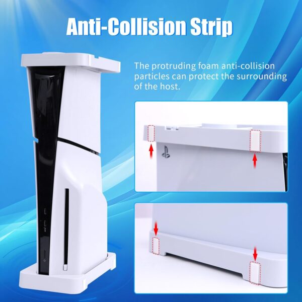 HEATFUN PS5 Slim Console Horizontal Stand, Holder for 2023 P...