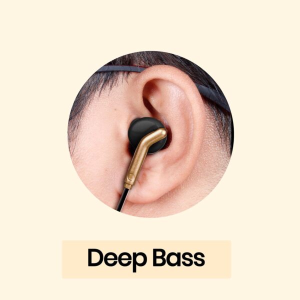 ZEBRONICS Bro 3.5Mm Wired in Ear Earphones, in-Line Mic, Dee...
