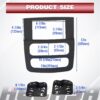 HECASA Dash Kit Compatible with 2002 2003 2004 2005 Dodge Ra...