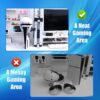 HEATFUN PS5 Slim Console Horizontal Stand, Holder for 2023 P...