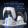 Nepagz PS 5 Slim Cooling Stand with Controller Charging Stat...