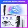 PSS Cover Plates for PS5 Slim Console with Led Light Strip, ...